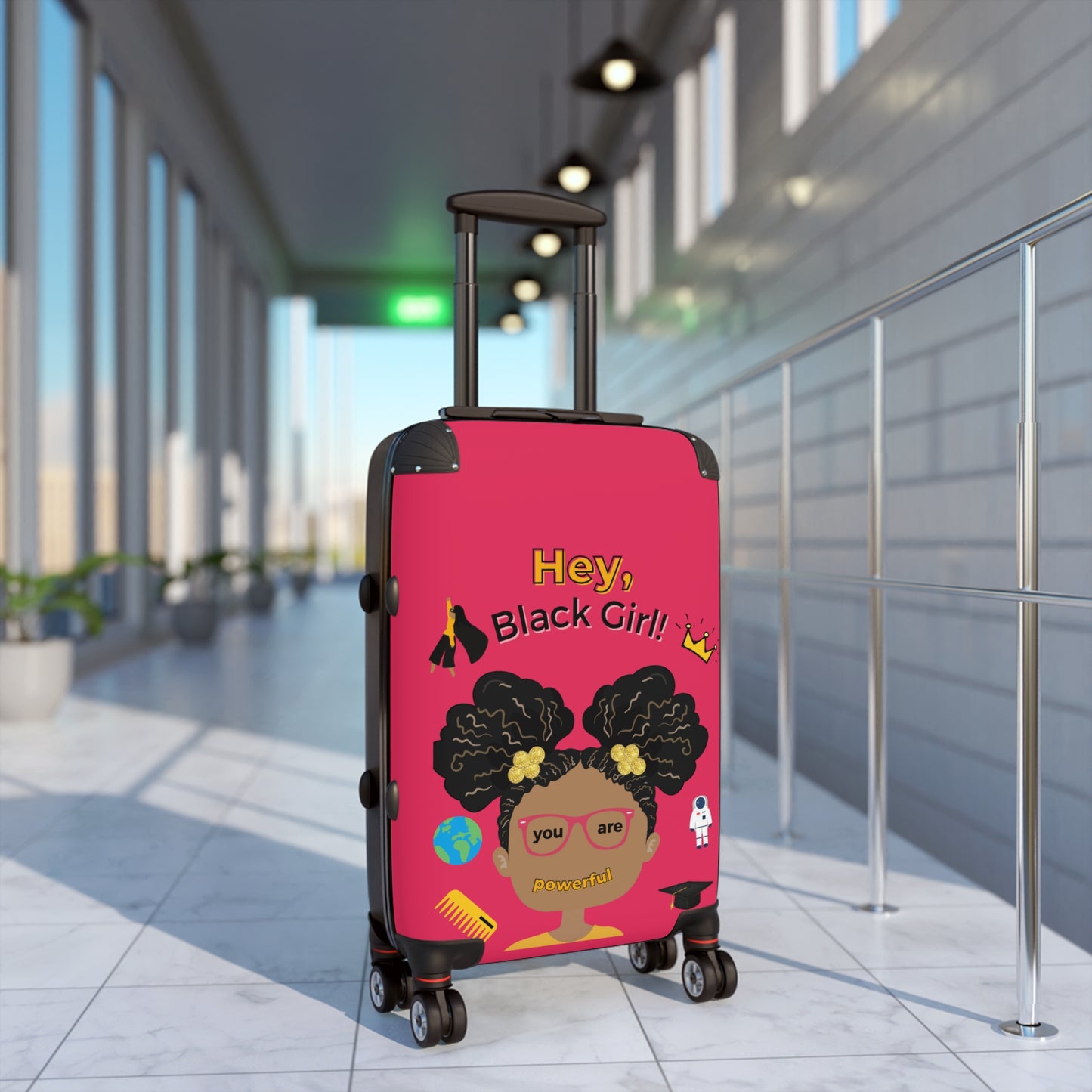 Hey, Black Girl! Suitcase