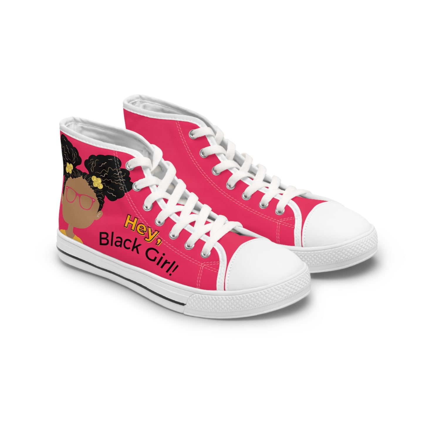 Hey, Black Girl! Women's High Top Sneakers