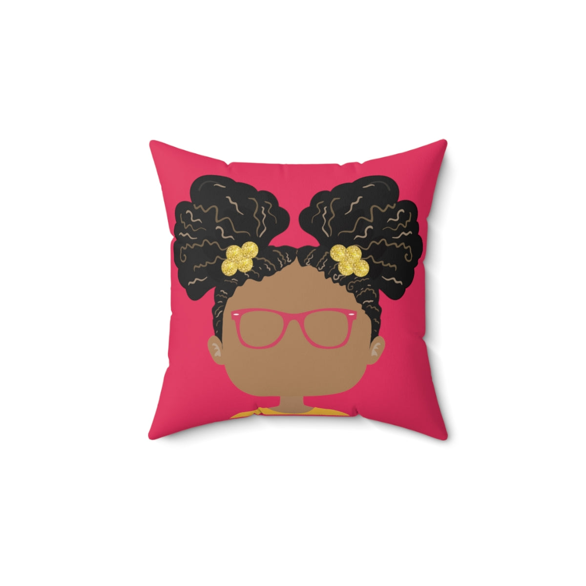 Hey, Black Girl! Spun Polyester Square Pillow